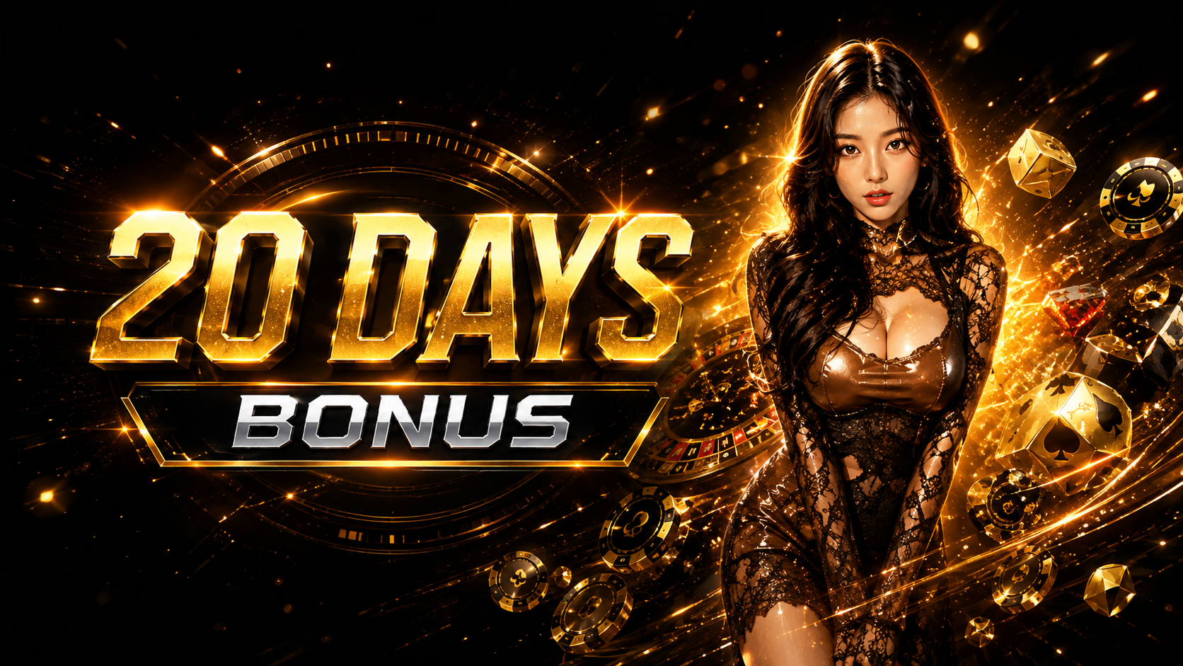 20 Days Bonus Promo Banner