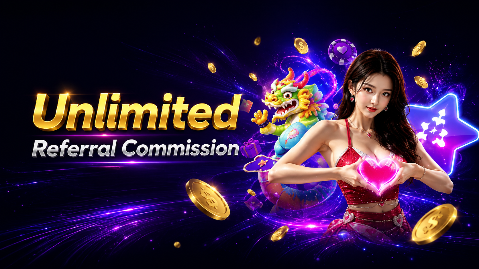 Unlimited Referral Commission Banner